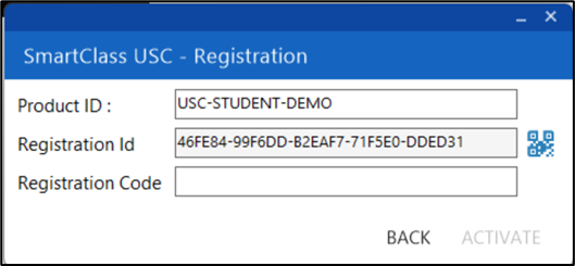 SmartClass Activation manually