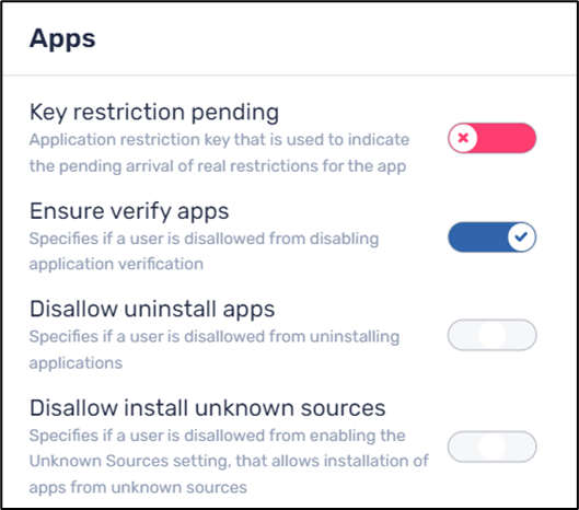 Illustration of Settings Button Options